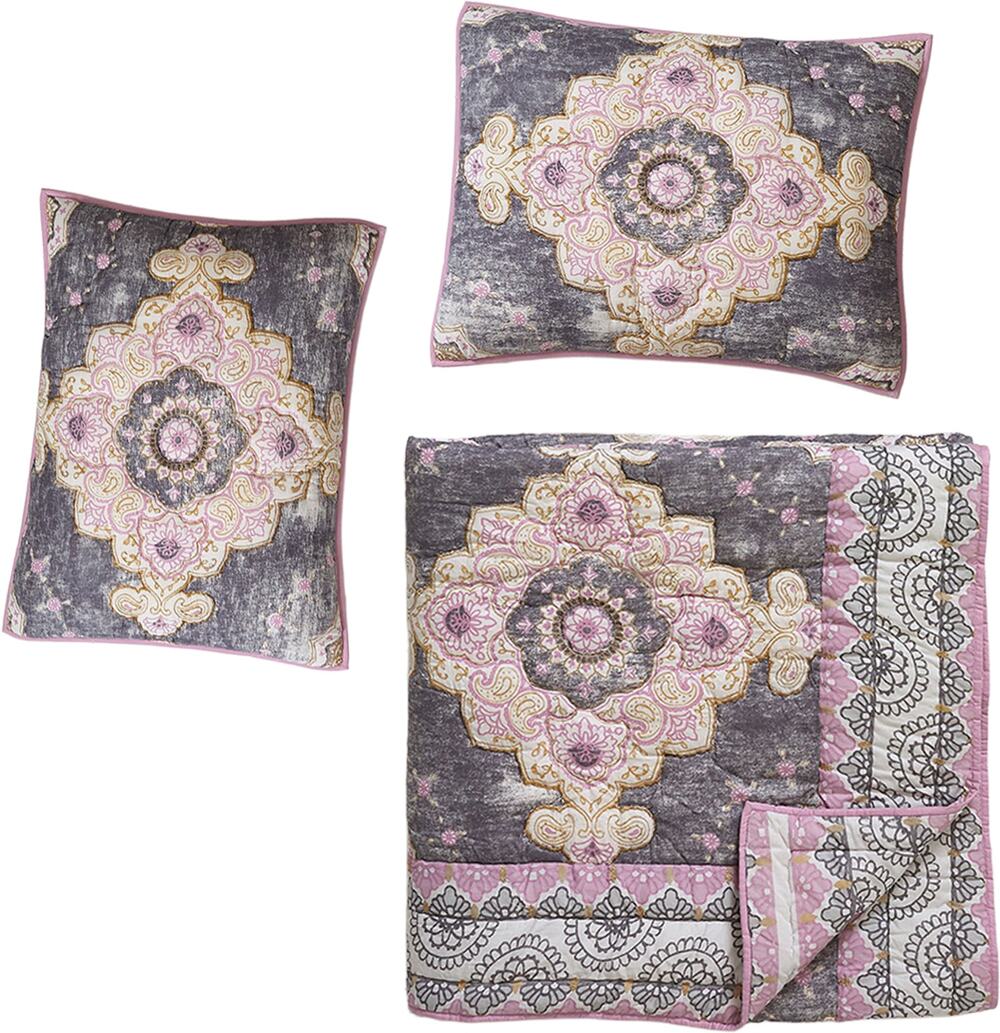 Pottery Barn PB Teen Bohemian Wonder Full/Queen Comforter 3-Piece Quilt/Shams